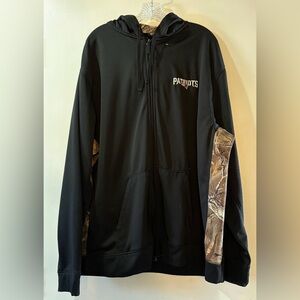 New England Patriots Full Zip Athletic Hoodie Dunbrooke Men’s Sz XXXL